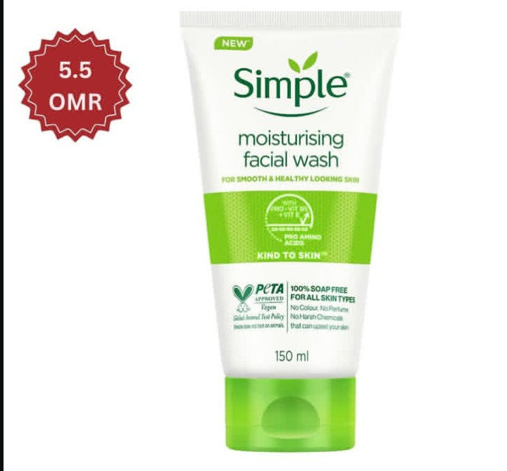 Simple Moisturising Facial Wash – authentic skincare in Oman