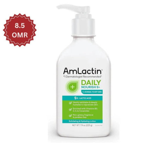 AmLactin Daily Nourish Lotion 5% – authentic body care in Oman