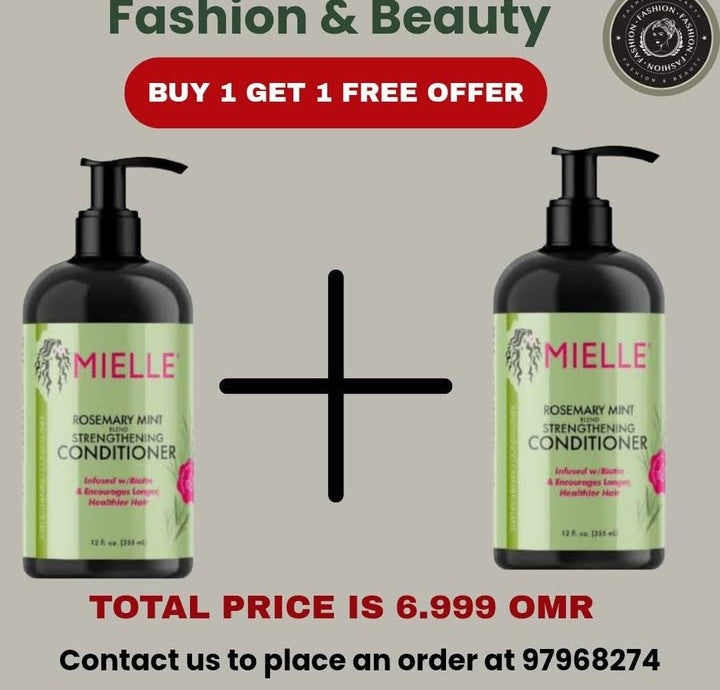 Mielle Rosemary Mint Strengthening Conditioner – authentic haircare in Oman