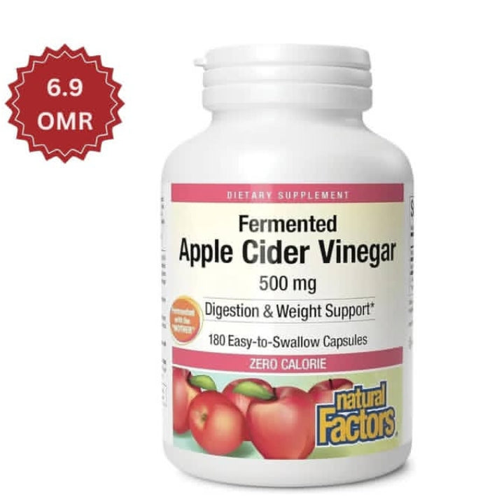 Natural Factors Fermented Apple Cider Vinegar – authentic wellness supplement in Oman