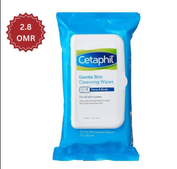 Cetaphil Gentle Skin Cleansing Wipes – authentic skincare in Oman