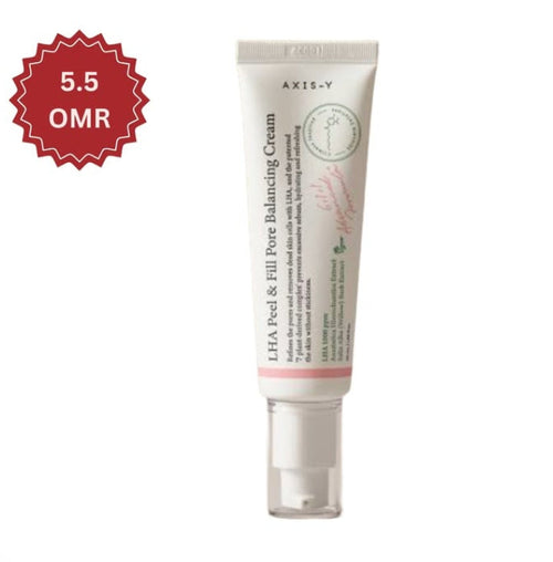 AXIS-Y LHA Peel & Fill Pore Balancing Cream – authentic Korean skincare in Oman