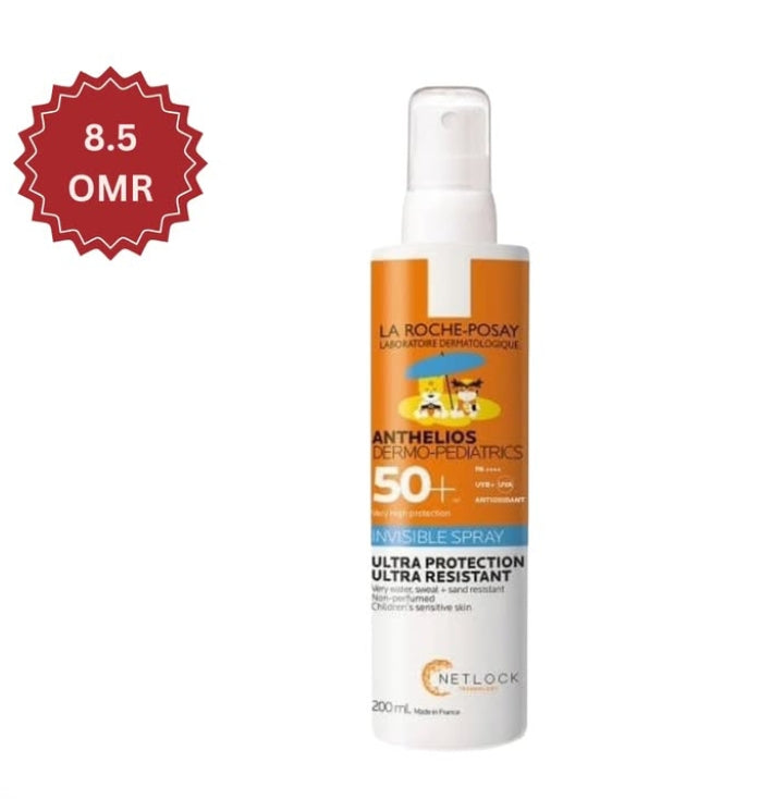 La Roche-Posay Anthelios Dermo-Pediatrics Invisible Spray SPF 50+ – authentic sunscreen in Oman