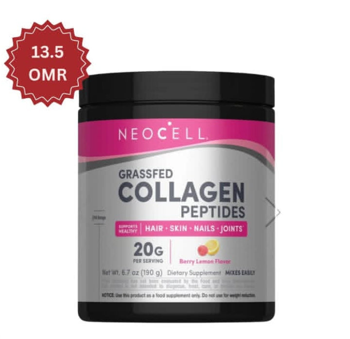 NeoCell Grass-Fed Collagen Peptides Berry Lemon – authentic wellness supplement in Oman