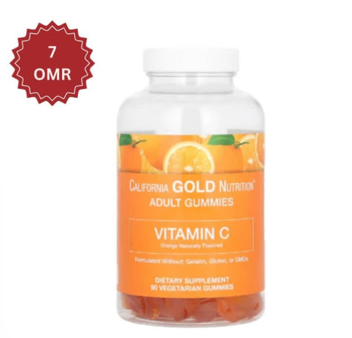 California Gold Nutrition Vitamin C Adult Gummies – authentic wellness supplement in Oman