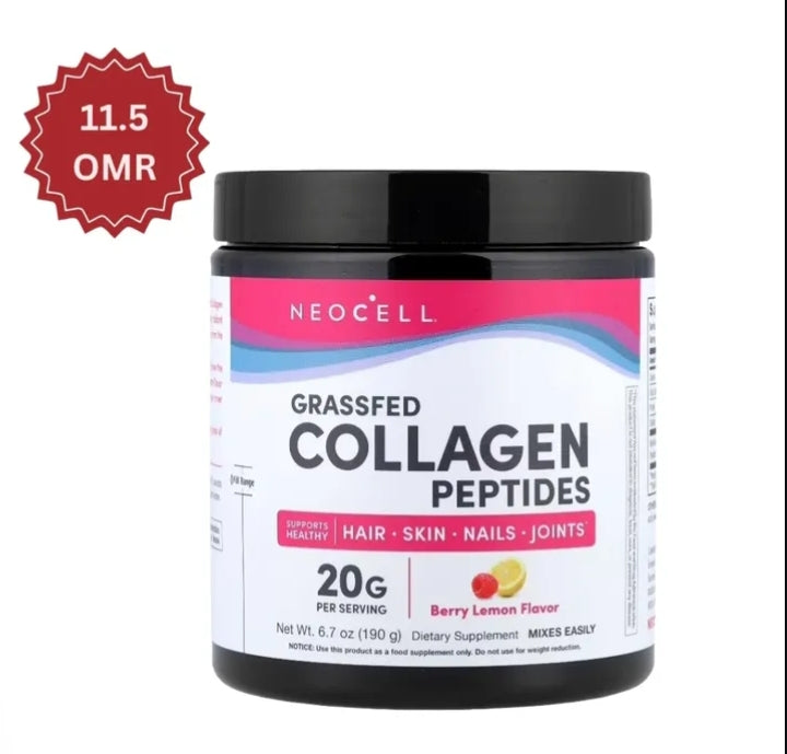 NeoCell Grass-Fed Collagen Peptides Berry Lemon – authentic wellness in Oman
