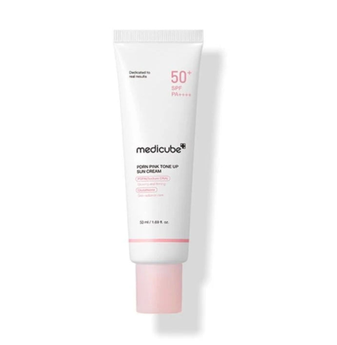 Medicube PDRN Pink Tone Up Sun Cream – authentic Korean sunscreen in Oman
