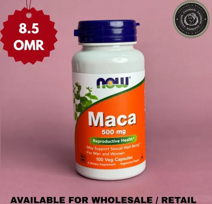 NOW Maca 500 mg – authentic wellness supplement in Oman