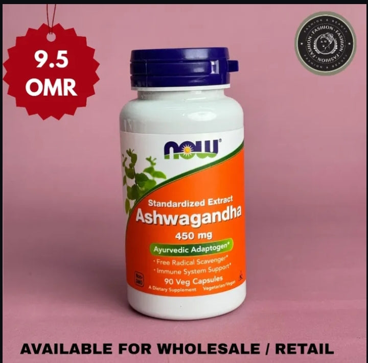 NOW Foods Ashwagandha – authentic wellness supplement in Oman