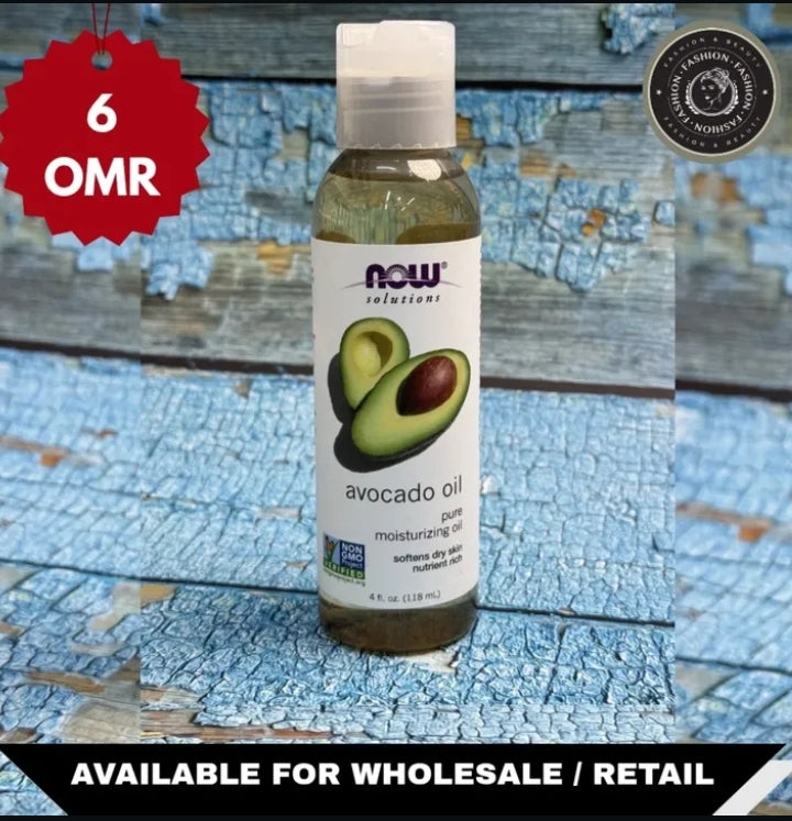 NOW Solutions Avocado Oil – authentic skincare oil in Oman