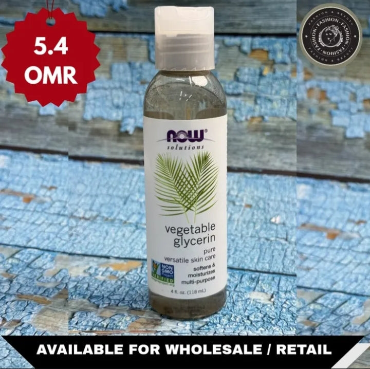 NOW Solutions Vegetable Glycerin – authentic skincare in Oman