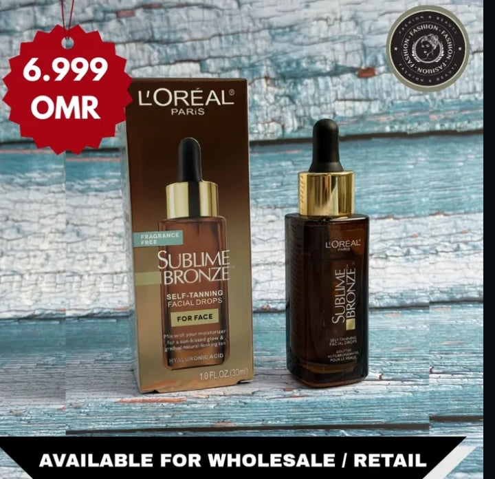 Sublime Bronze Self-Tanning Facial Drops – authentic skincare in Oman