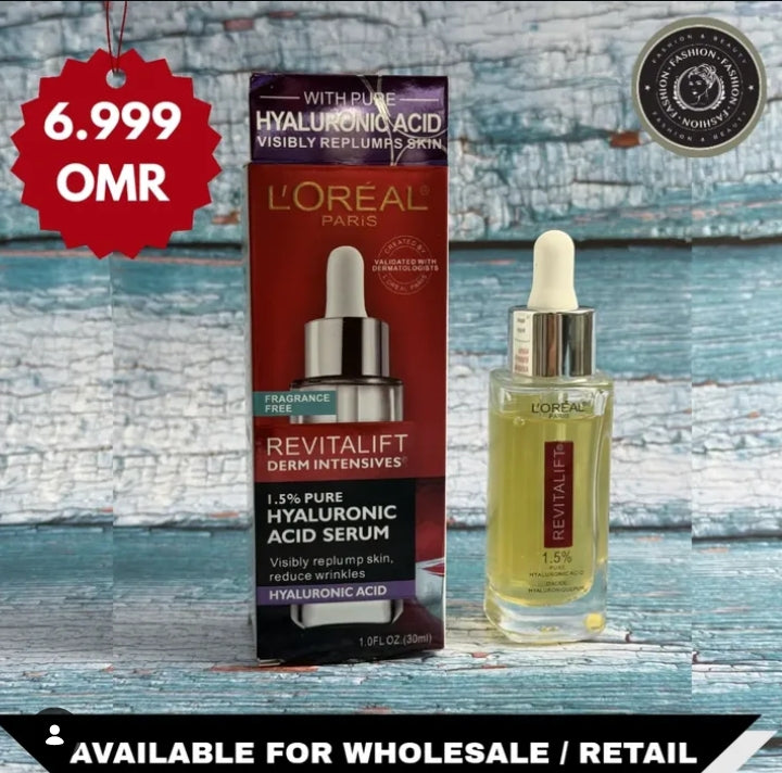 L'Oréal Paris Revitalift 1.5% Pure Hyaluronic Acid Serum – authentic skincare in Oman