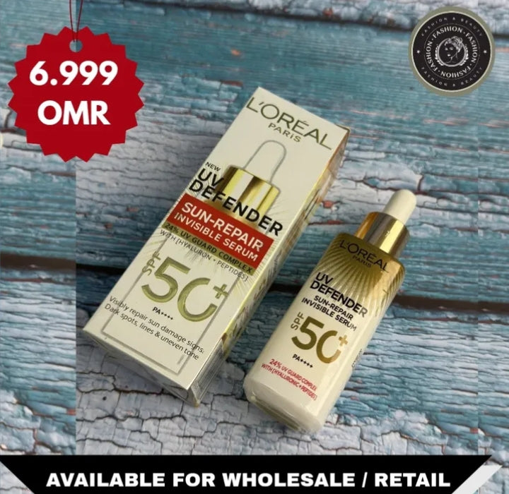 L'Oréal Paris UV Defender Sun-Repair Invisible Serum – authentic sunscreen in Oman