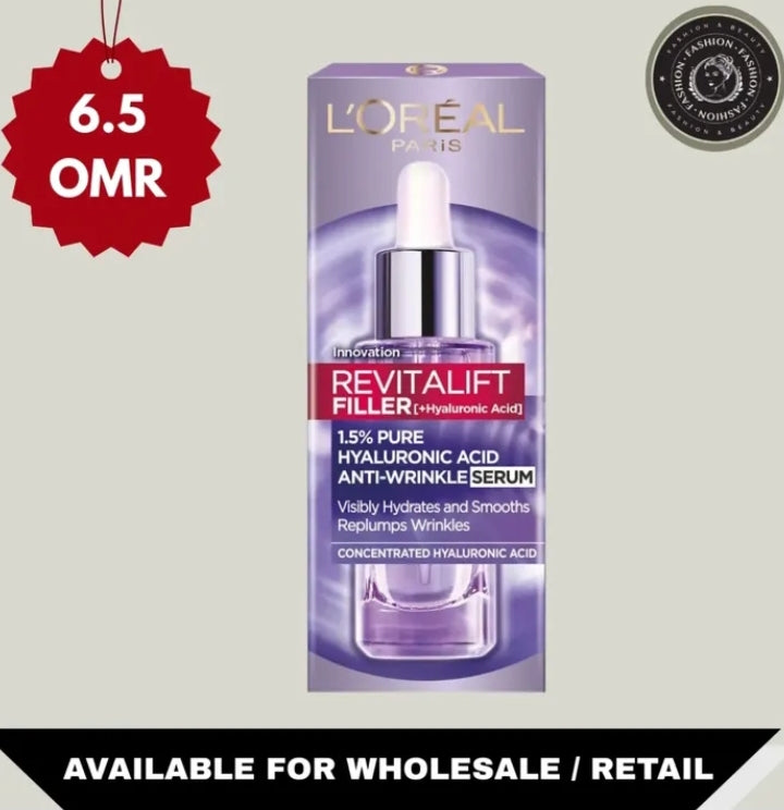 L'Oréal Paris Revitalift Filler 1.5% Hyaluronic Acid Serum – authentic skincare in Oman