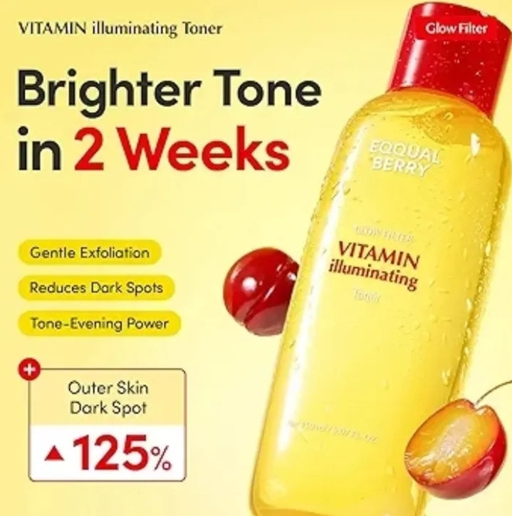 EQQUALBERRY Vitamin Illuminating Toner