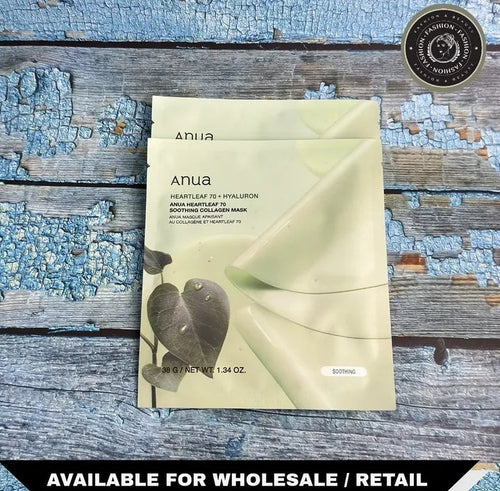 Anua Heartleaf 70 Soothing Collagen Mask – authentic Korean skincare in Oman
