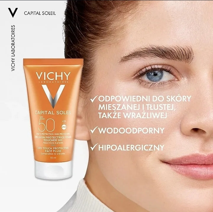 Vichy Capital Soleil Dry Touch Protective Face Fluid SPF 50