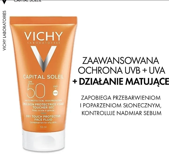 Vichy Capital Soleil Dry Touch Protective Face Fluid SPF 50