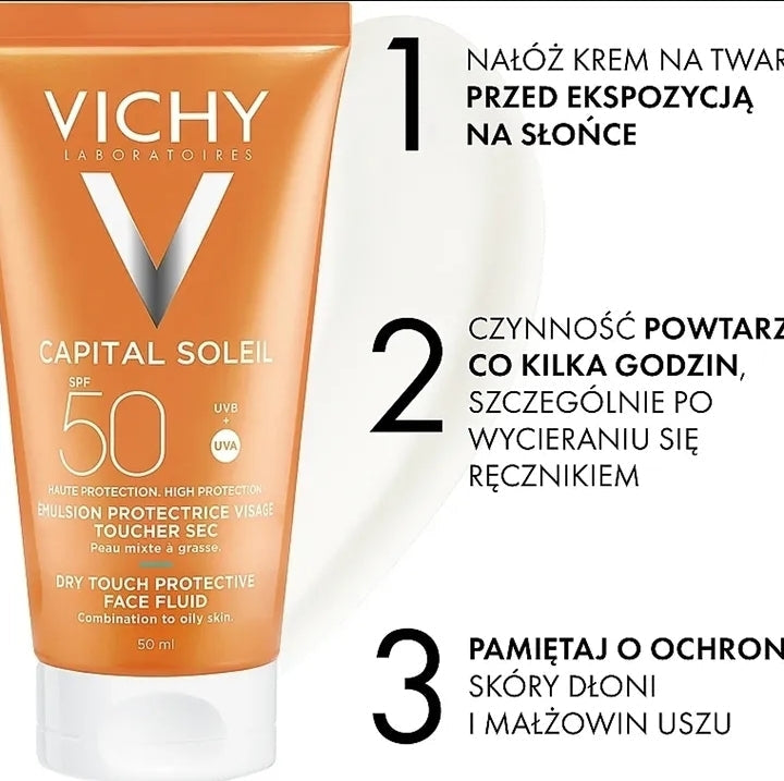 Vichy Capital Soleil Dry Touch Protective Face Fluid SPF 50