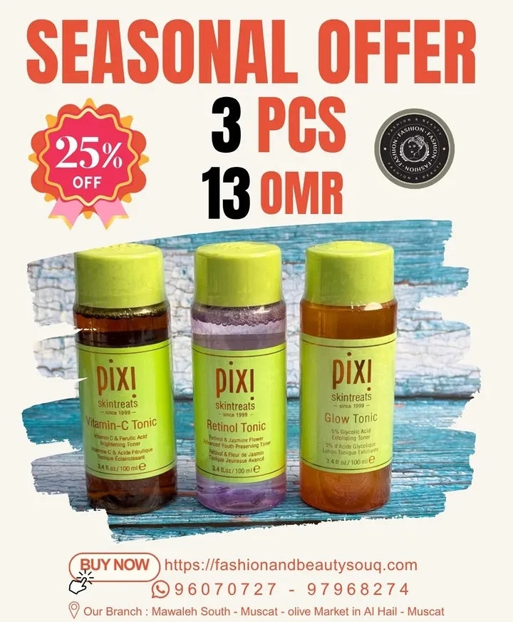 Pixi Skintreats Tonic Trio – authentic skincare in Oman