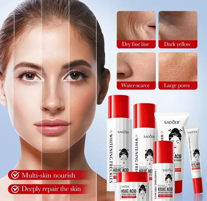 Kojic Acid Whitening & Freckle Removal Set