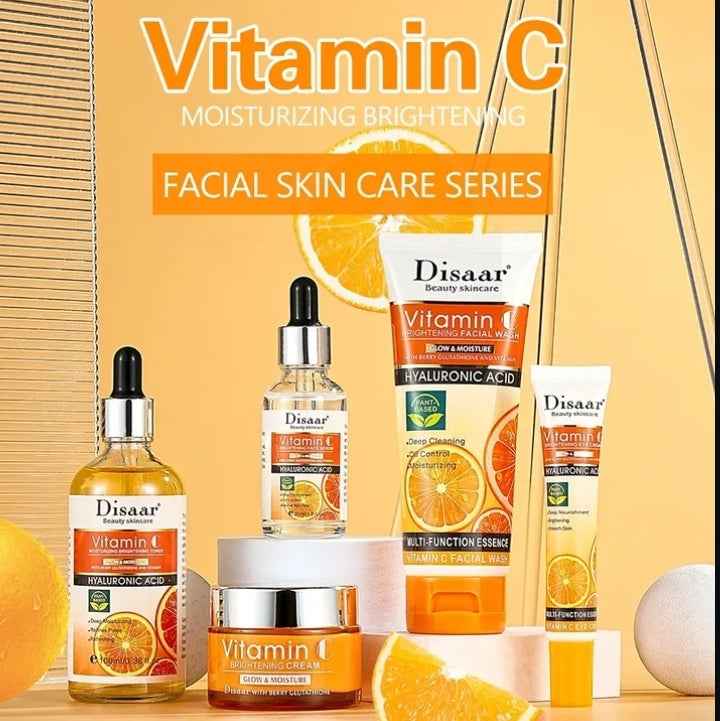 Disaar Vitamin C Whitening Brightening Facial Skin Care 5-Piece Set