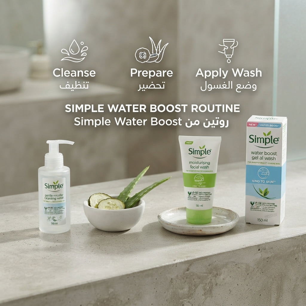 Simple Micellar Gel Wash – Water Boost