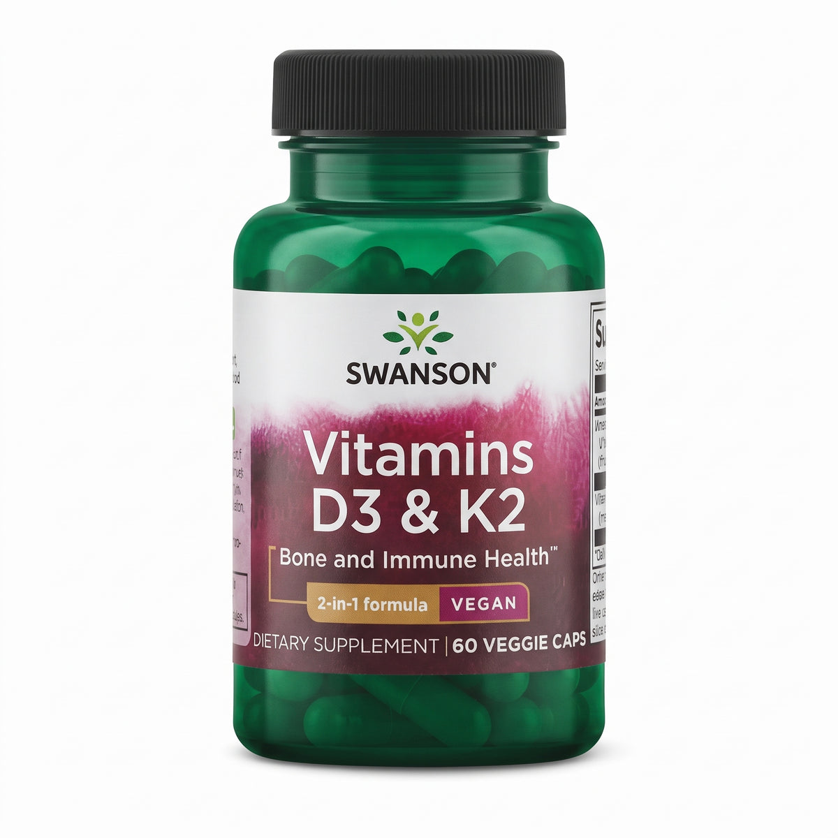 Swanson Vitamins D3 & K2