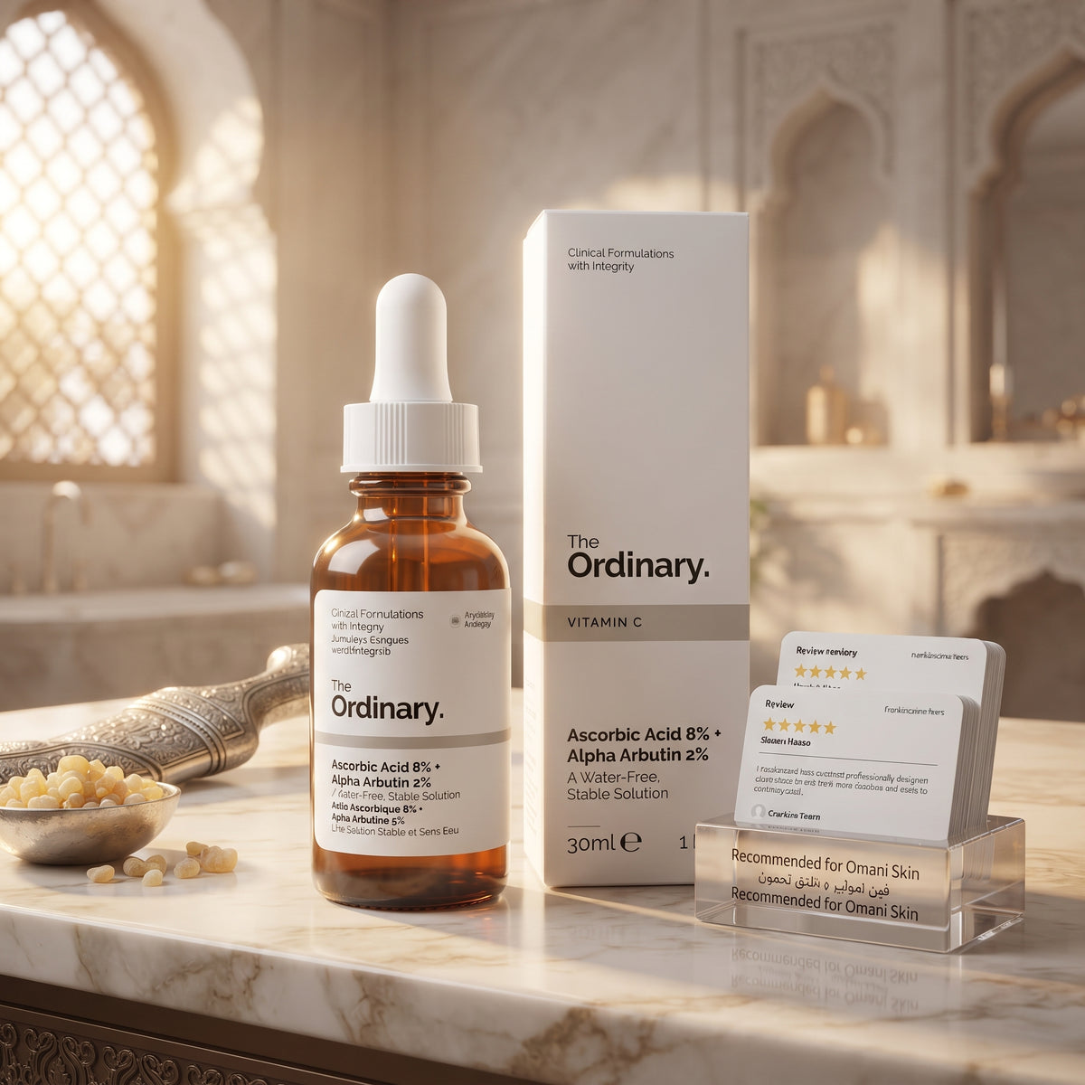 The Ordinary Ascorbic Acid 8% + Alpha Arbutin 2% 30ml – Vitamin C Brightening Serum