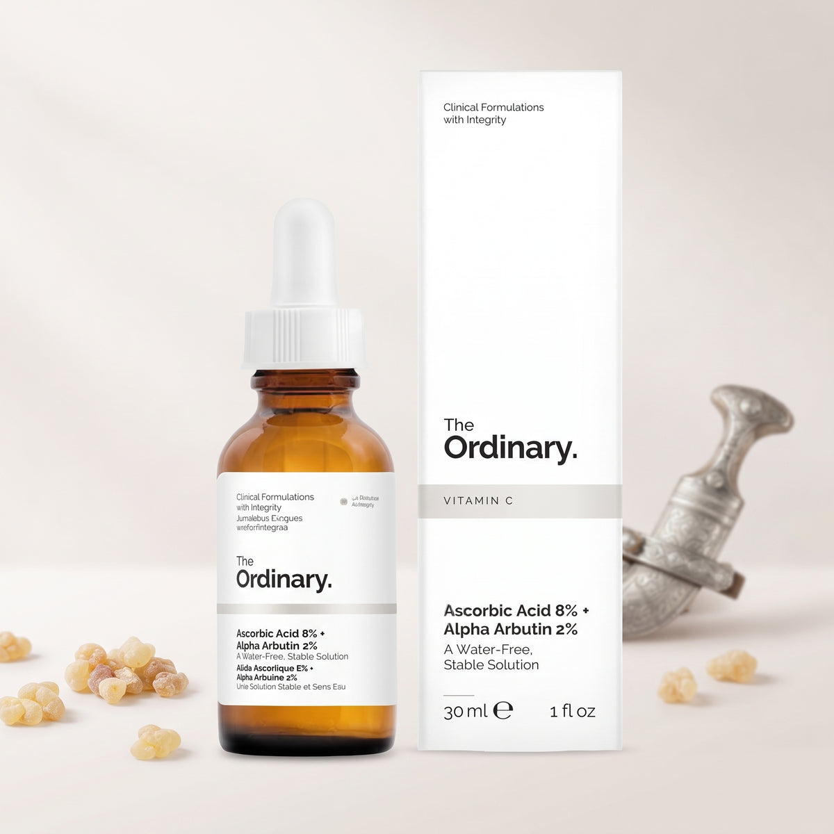 The Ordinary Ascorbic Acid 8% + Alpha Arbutin 2% 30ml – Vitamin C Brightening Serum
