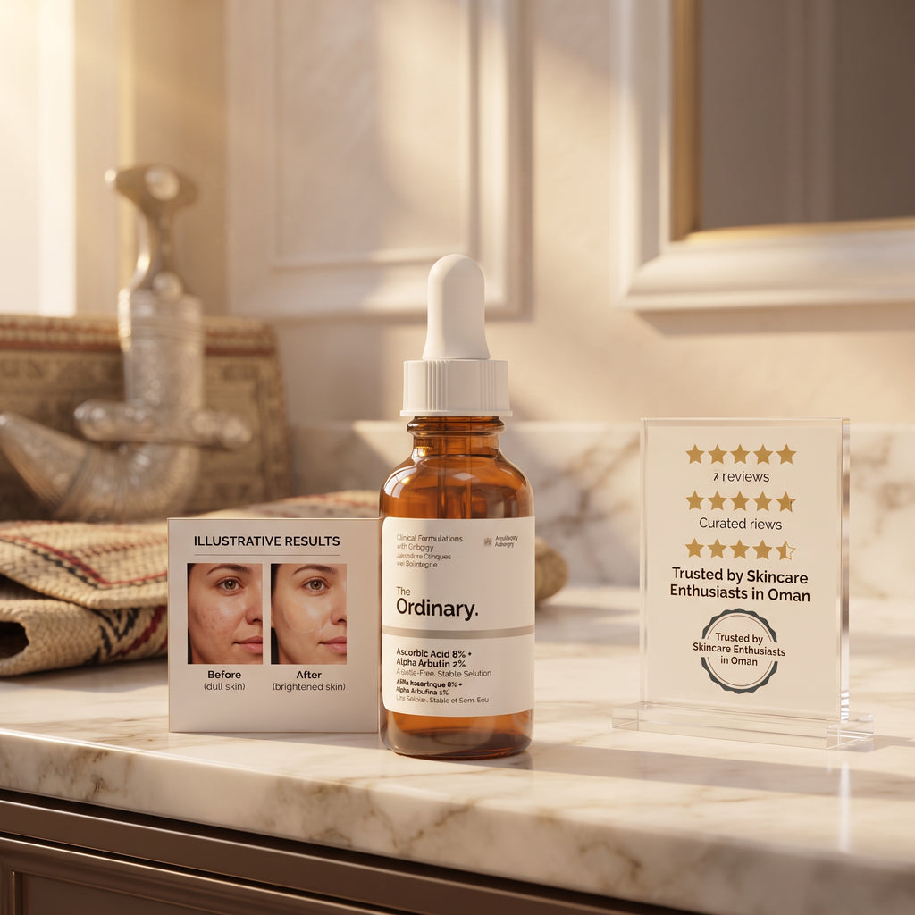 The Ordinary Ascorbic Acid 8% + Alpha Arbutin 2% 30ml – Vitamin C Brightening Serum