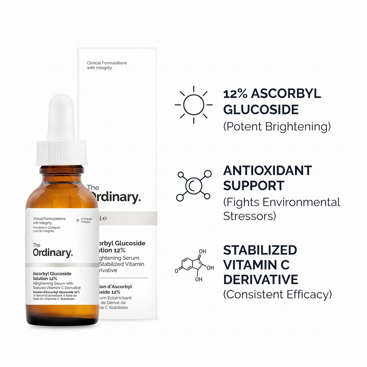The Ordinary Ascorbyl Tetraisopalmitate 20% in Vitamin F 30ml – Vitamin C Oil Serum