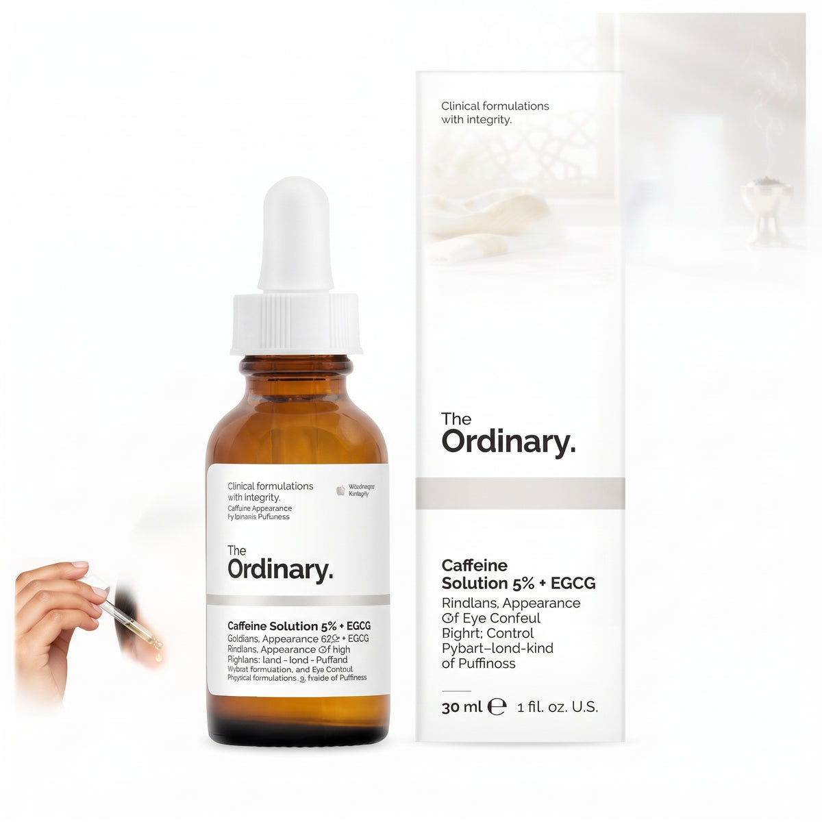 The Ordinary Caffeine Solution 5% + EGCG 30ml bottle, front
