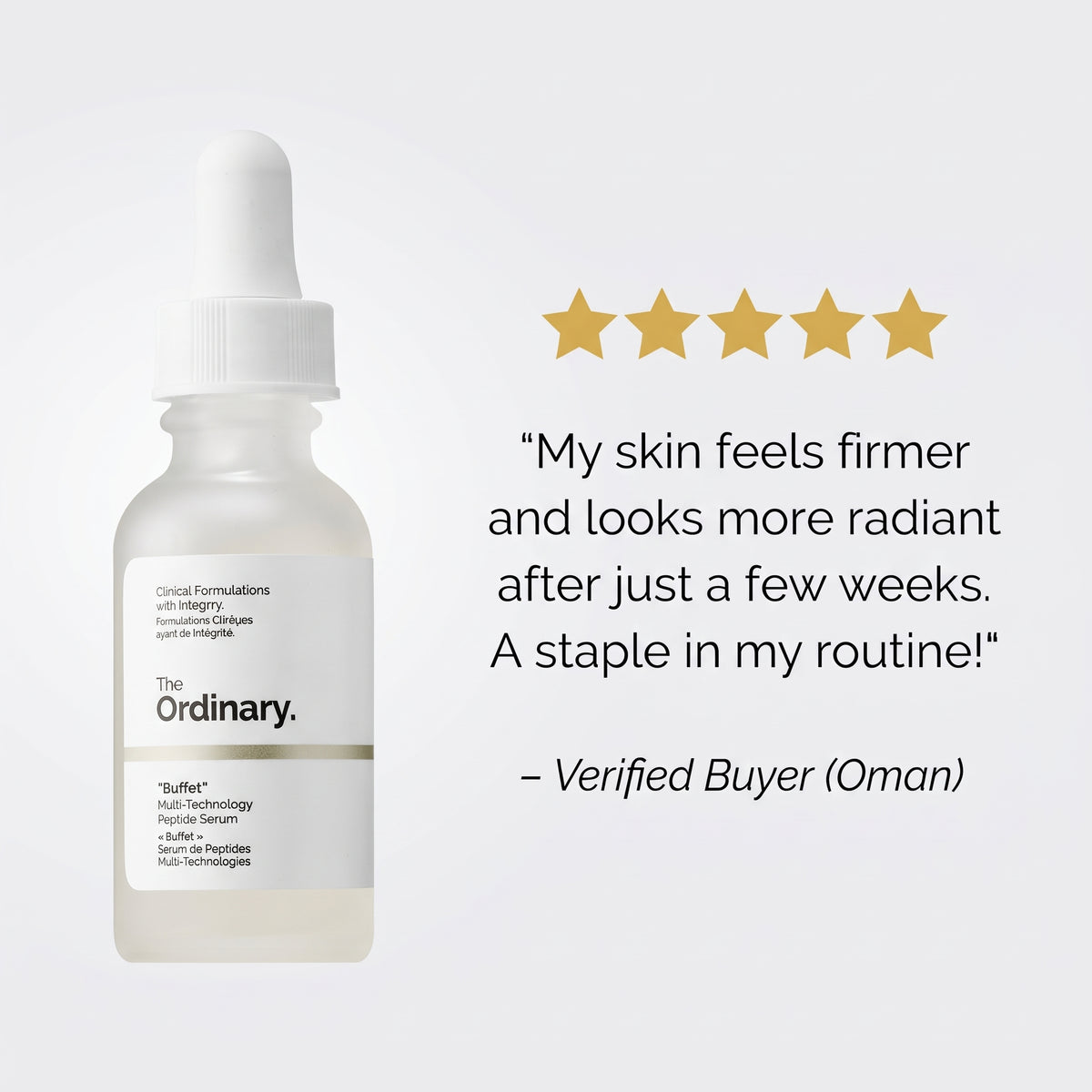 The Ordinary Multi-Peptide + HA Serum packaging