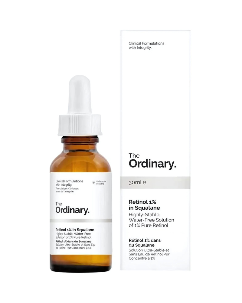 The Ordinary Retinol 1% in Squalane 30ml – High-Strength Retinol for Wrinkles & Stubborn Marks