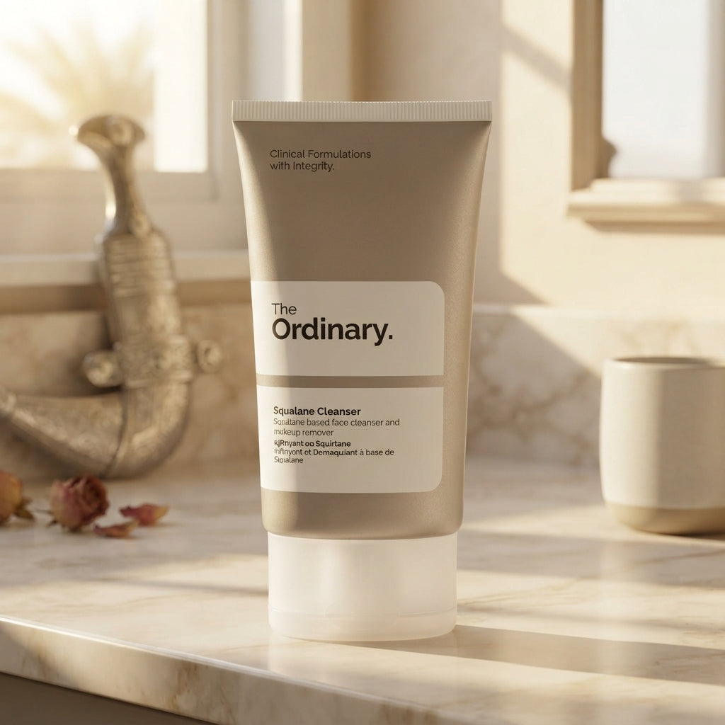 The Ordinary Squalane Cleanser 50ml – Gentle Balm-to-Oil Makeup Remover