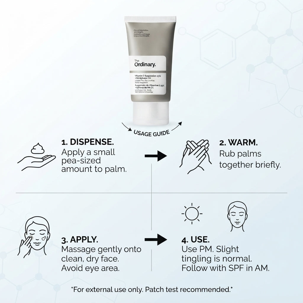The Ordinary Vitamin C Suspension 23% + HA Spheres 2% 30ml – High-Strength Brightening Treatment