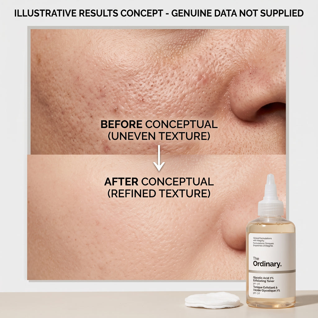 The Ordinary Glycolic Acid 7% Toning Solution 100ml – Exfoliating AHA Toner