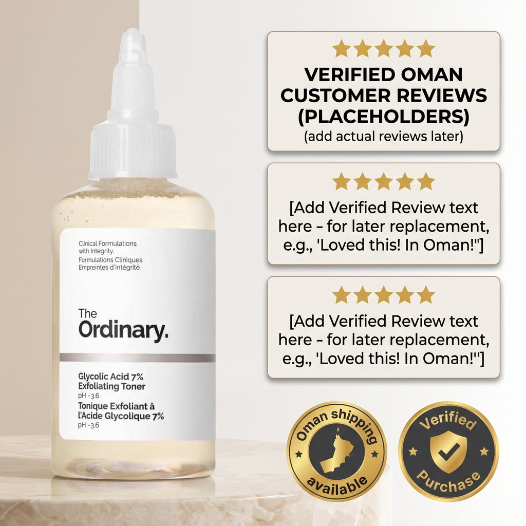 The Ordinary Glycolic Acid 7% Toning Solution 100ml – Exfoliating AHA Toner