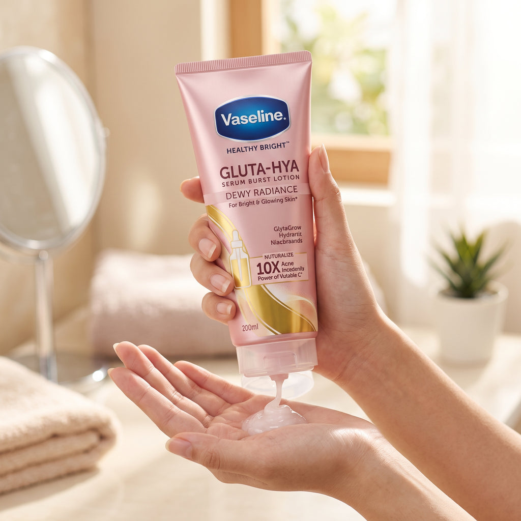Vaseline Gluta-Hya Serum Burst Lotion – Pro-Age Restore – image 5