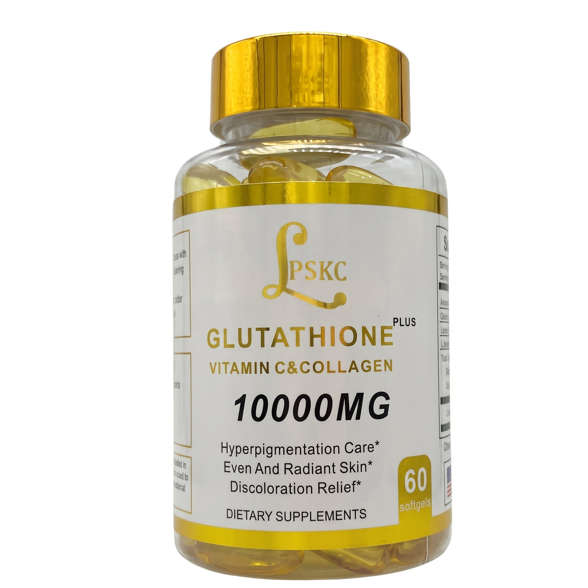 Vitamin C Beauty Product Glutathione Pills Capsule For Skin Whitening