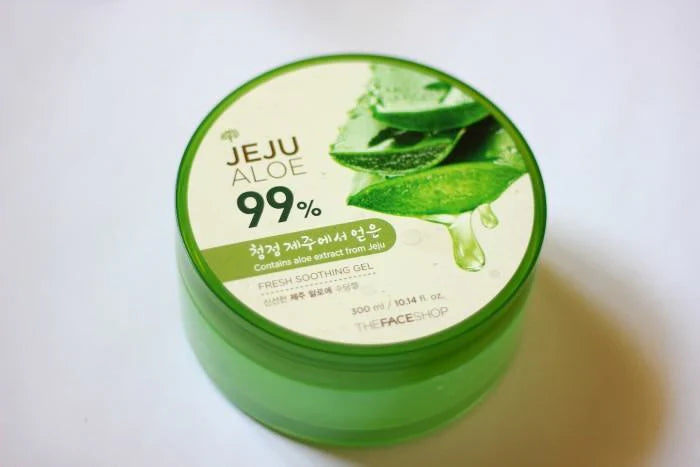 The Face Shop Jeju Aloe Fresh Soothing Gel 300ml – authentic Korean skincare in Oman