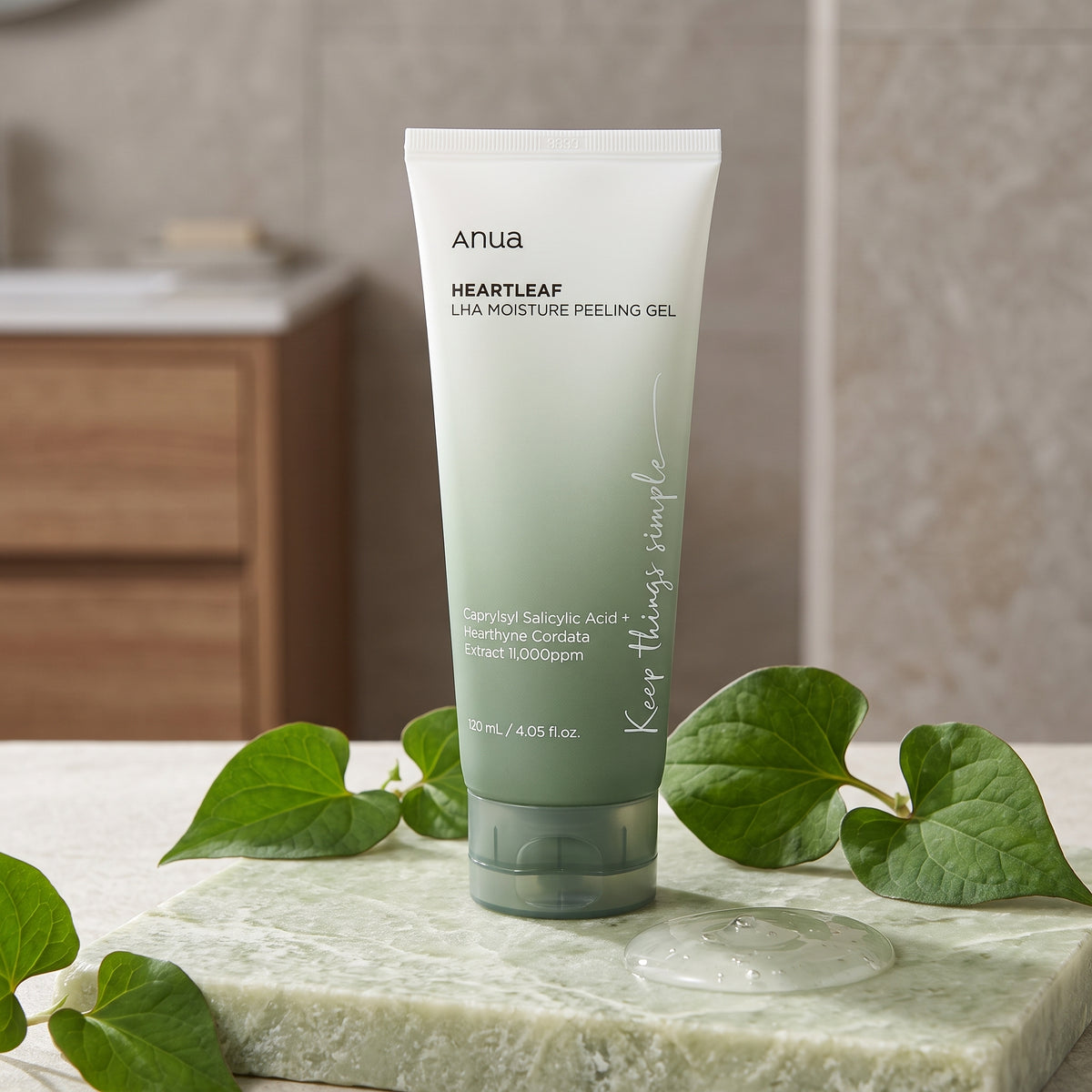 Anua Heartleaf LHA Moisture Peeling Gel – Gentle Exfoliating Gel for Sensitive & Acne-Prone Skin