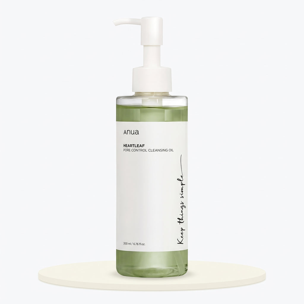 Anua Heartleaf Pore Control Cleansing Oil 200ml – Makeup & Blackhead Removing Oil Cleanser