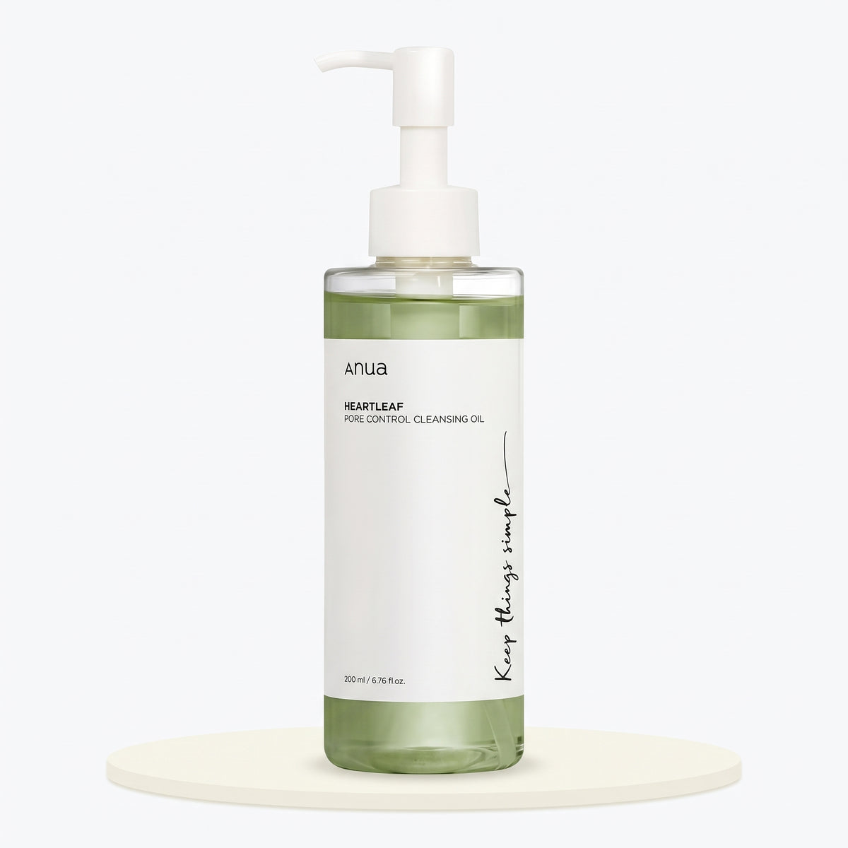Anua Heartleaf Pore Control Cleansing Oil 200ml – Makeup & Blackhead Removing Oil Cleanser