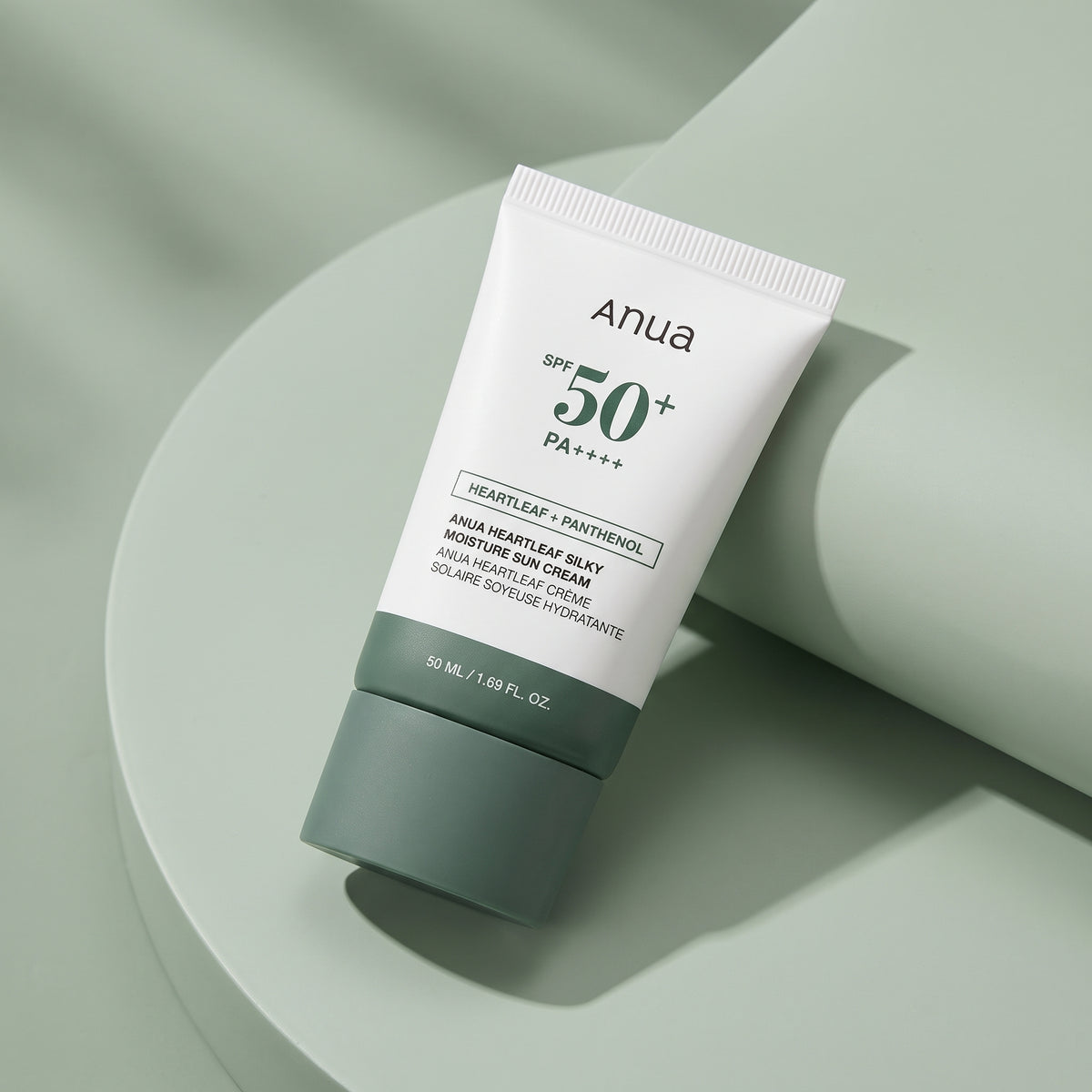 Anua Heartleaf Silky Moisture Sun Cream SPF 50+ – Hydrating Daily Sunscreen