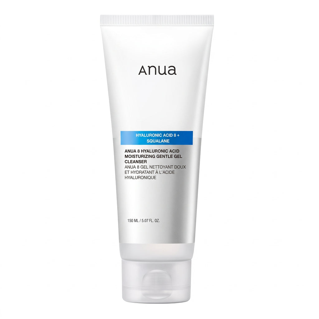 Anua Hyaluronic Acid + Squalane Cleanser – Gentle Gel Cleanser for Dry Skin
