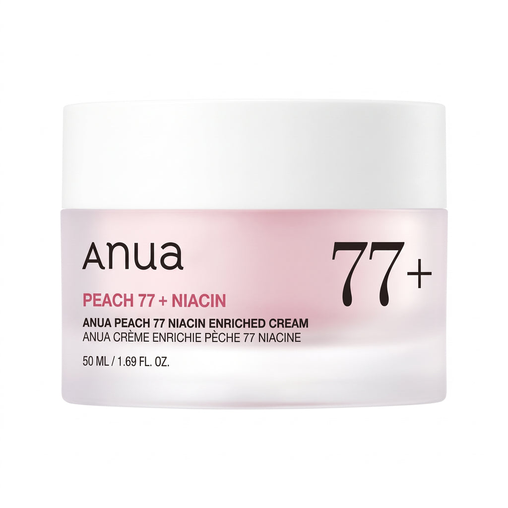كريم Anua Peach 77 Niacin المغذي – مرطب مفتح لبشرة مشرقة وموحدة اللون