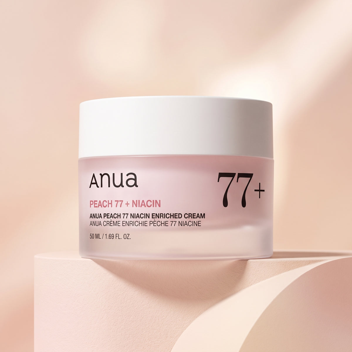 Anua Peach 77 Niacin Enriched Cream – Brightening Moisturiser for Glowing, Even-Toned Skin